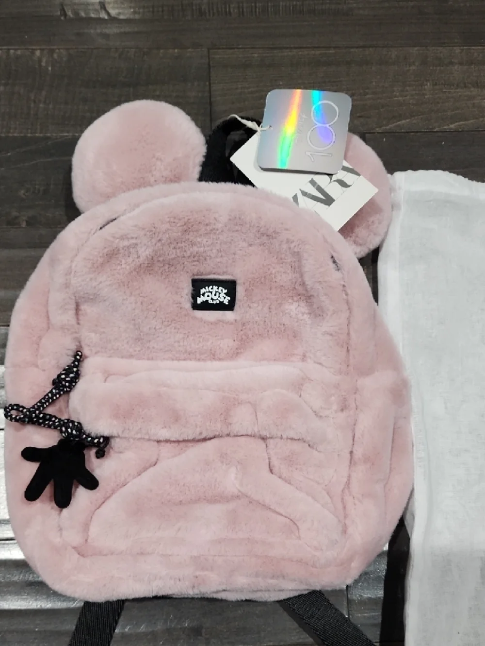 Zara plush faux